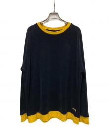 stussy（ステューシー）の古着「00sパイルカットソー」｜イエロー×ブラック