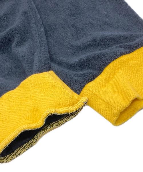 stussy（ステューシー）stussy (ステューシー) 00sパイルカットソー イエロー×ブラック サイズ:Lの古着・服飾アイテム