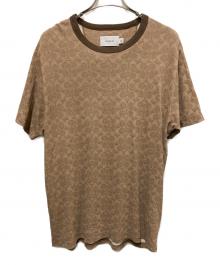 COACH（コーチ）の古着「エッセンシャル シグネチャー Tシャツ」｜ブラウン