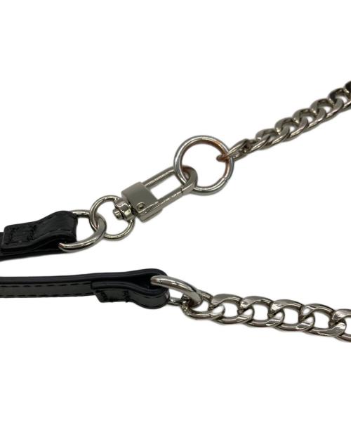 YENN（イエン）YENN (イエン) CHAIN BELT POUCH ブラックの古着・服飾アイテム