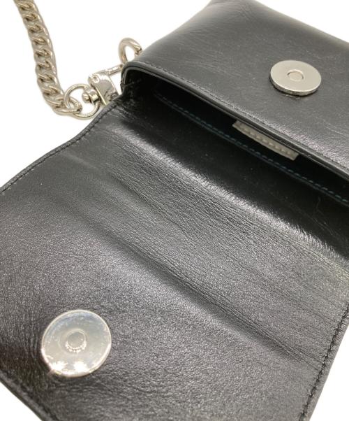 YENN（イエン）YENN (イエン) CHAIN BELT POUCH ブラックの古着・服飾アイテム