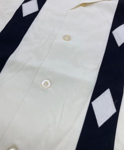 CREAM SODA（クリームソーダ）CREAM SODA (クリームソーダ) ラインダイヤシャツ ベージュ サイズ:XLの古着・服飾アイテム