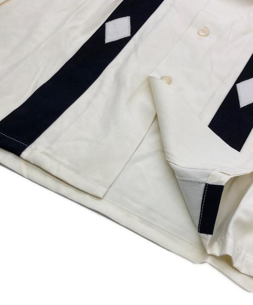 CREAM SODA（クリームソーダ）CREAM SODA (クリームソーダ) ラインダイヤシャツ ベージュ サイズ:XLの古着・服飾アイテム