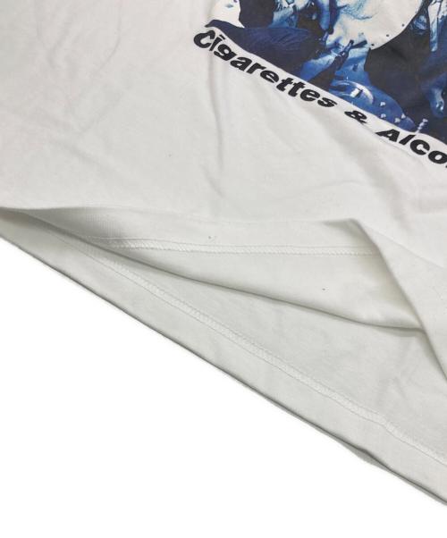 Adam et Rope（アダム エ ロペ）Adam et Rope (アダム エ ロペ) oasis 10Culture バンドTシャツ ホワイト サイズ:XLの古着・服飾アイテム