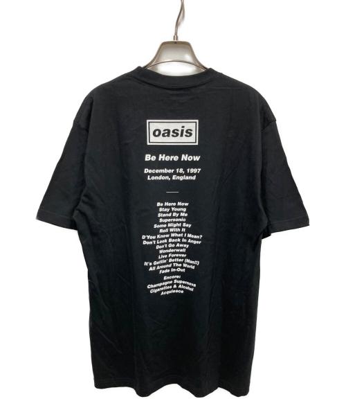 Adam et Rope（アダム エ ロペ）Adam et Rope (アダム エ ロペ) oasis 10Culture バンドTシャツ ブラック サイズ:Lの古着・服飾アイテム