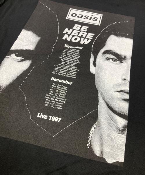 Adam et Rope（アダム エ ロペ）Adam et Rope (アダム エ ロペ) oasis 10Culture バンドTシャツ ブラック サイズ:Lの古着・服飾アイテム
