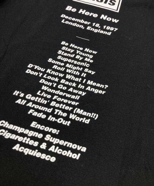 Adam et Rope（アダム エ ロペ）Adam et Rope (アダム エ ロペ) oasis 10Culture バンドTシャツ ブラック サイズ:Lの古着・服飾アイテム