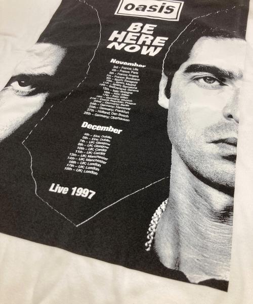 Adam et Rope（アダム エ ロペ）Adam et Rope (アダム エ ロペ) oasis 10Culture バンドTシャツ ホワイト サイズ:XLの古着・服飾アイテム