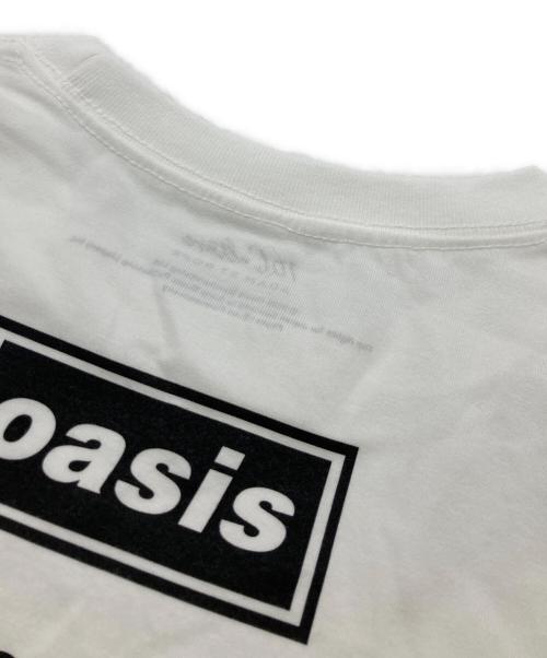Adam et Rope（アダム エ ロペ）Adam et Rope (アダム エ ロペ) oasis 10Culture バンドTシャツ ホワイト サイズ:XLの古着・服飾アイテム