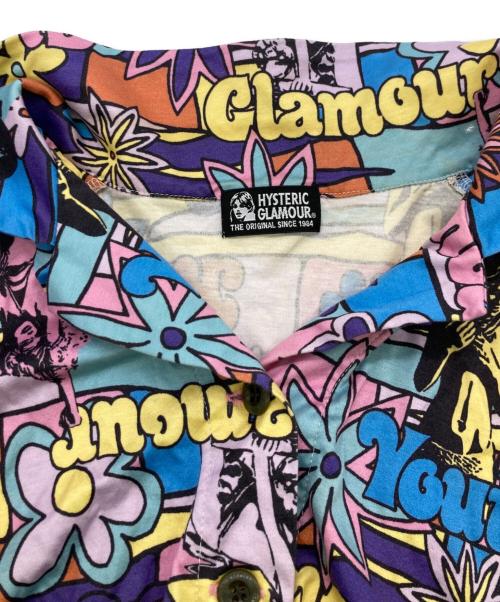 Hysteric Glamour（ヒステリックグラマー）Hysteric Glamour (ヒステリックグラマー) オープンカラーカットソーシャツ マルチカラー サイズ:Freeの古着・服飾アイテム
