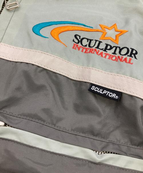 sculptor（スカルプター）SCULPTOR (スカルプター) スーパークロップドジャケット グレー サイズ:Mの古着・服飾アイテム