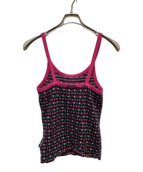Hysteric Glamour（ヒステリックグラマー）Hysteric Glamour (ヒステリックグラマー) キャミソール ブラック×ピンク サイズ:Freeの古着・服飾アイテム