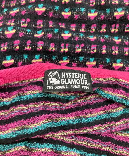 Hysteric Glamour（ヒステリックグラマー）Hysteric Glamour (ヒステリックグラマー) キャミソール ブラック×ピンク サイズ:Freeの古着・服飾アイテム