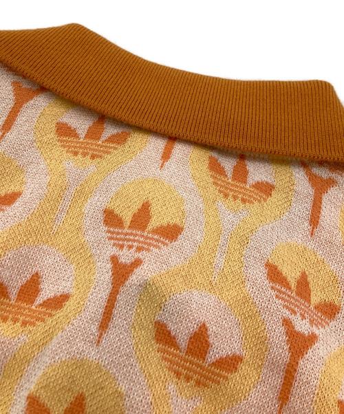 adidas Originals（アディダスオリジナル）adidas originals (アディダスオリジナル) ニットシャツ オレンジ サイズ:Lの古着・服飾アイテム