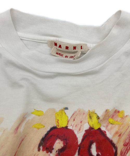 MARNI（マルニ）MARNI (マルニ) 30th Anniversary Print T-shirt ホワイト サイズ:36(ユニセックス)の古着・服飾アイテム