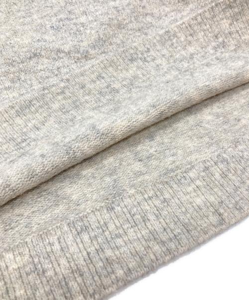 MM6 Maison Margiela（エムエムシックスメゾンマルジェラ）MM6 Maison Margiela (エムエムシックスメゾンマルジェラ) フロントコーティングニットワンピース ベージュ サイズ:Mの古着・服飾アイテム