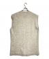 MM6 Maison Margiela (エムエムシックスメゾンマルジェラ) フロントコーティングニットワンピース ベージュ サイズ:M：27000円