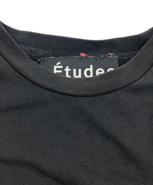 Etudes（エチュード）Etudes (エチュード) プリントTシャツ ブラック サイズ:XLの古着・服飾アイテム