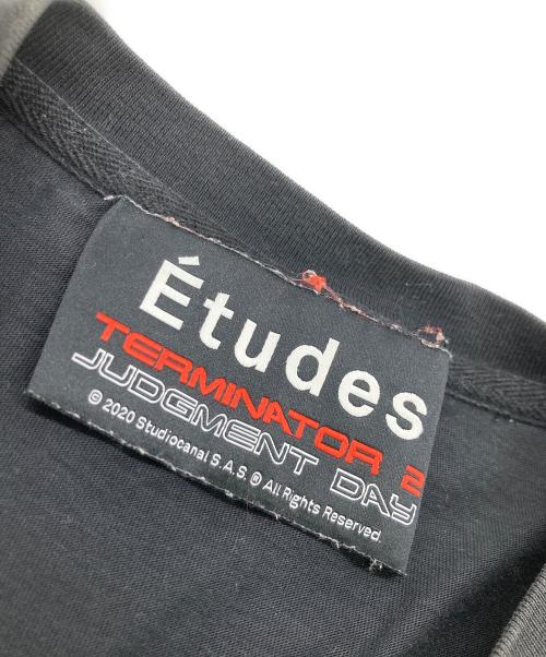 Etudes（エチュード）Etudes (エチュード) プリントTシャツ ブラック サイズ:XLの古着・服飾アイテム