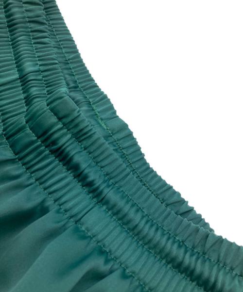 adidas（アディダス）adidas (アディダス) FIREBIRD Satin Wide Leg Track Pants グリーン サイズ:Lの古着・服飾アイテム