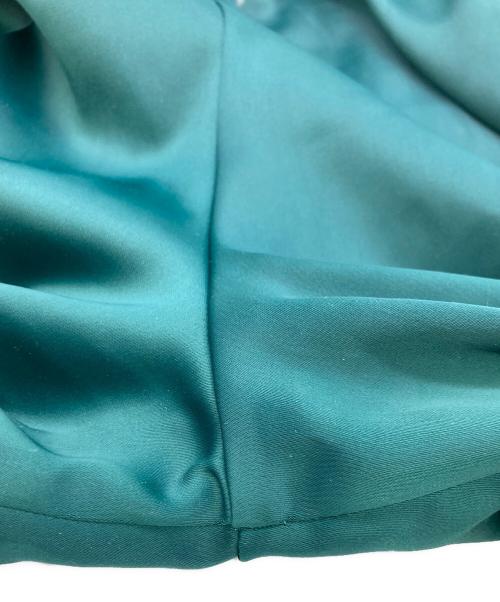 adidas（アディダス）adidas (アディダス) FIREBIRD Satin Wide Leg Track Pants グリーン サイズ:Lの古着・服飾アイテム