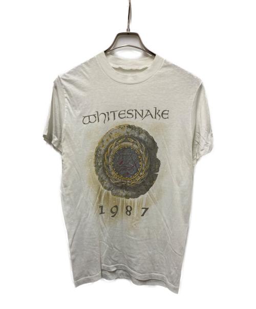 USED（ユーズド）USED (ユーズド) バンドプリントTシャツ ホワイト サイズ:-の古着・服飾アイテム