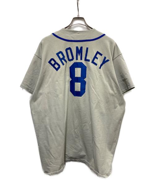 USED（ユーズド）USED (ユーズド) ベースボールシャツ ベージュ サイズ:不明の古着・服飾アイテム