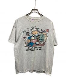 humeur design（ヒューマーデザイン）の古着「アニマルアートTシャツ」｜グレー