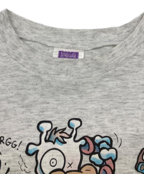 humeur design（ヒューマーデザイン）humeur design (ヒューマーデザイン) アニマルアートTシャツ グレー サイズ:SIZE XLの古着・服飾アイテム