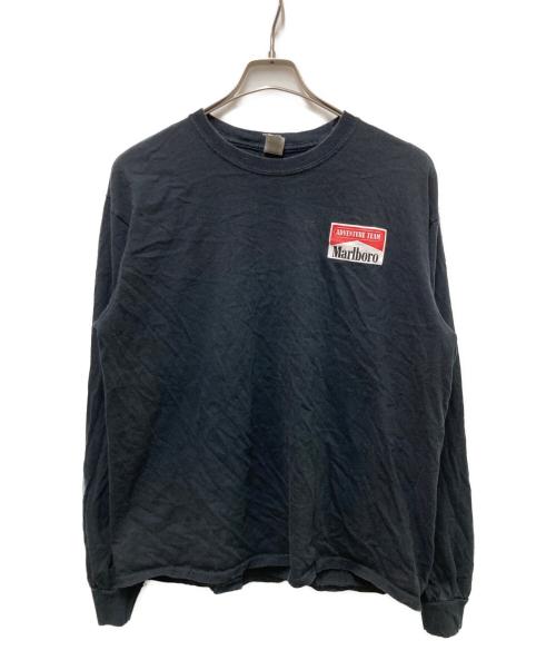 GILDAN（ギルダン）GILDAN (ギルダン) Marboro ロングスリーブカットソー ブラック サイズ:Lの古着・服飾アイテム