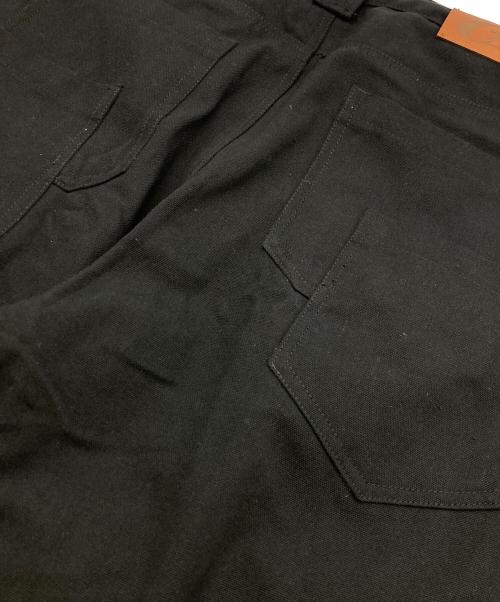 OZMNL（オズ・マニラ）OZMNL (オズ・マニラ) Pleated Worker Pants ブラック サイズ:XLの古着・服飾アイテム