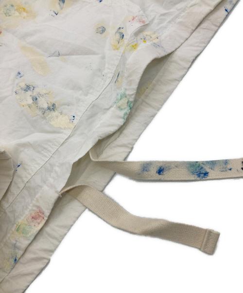 gurank（グランク）Gurank (グランク) 別注 Paint Work smock ホワイト サイズ:	SIZE 3の古着・服飾アイテム