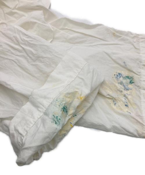 gurank（グランク）Gurank (グランク) 別注 Paint Work smock ホワイト サイズ:	SIZE 3の古着・服飾アイテム