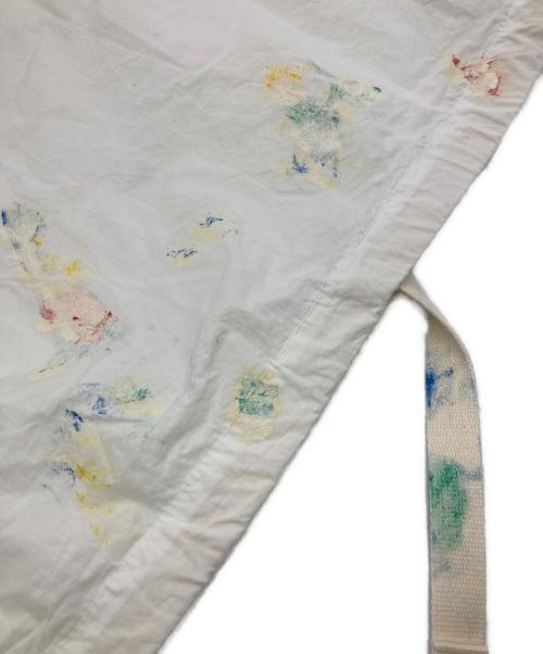 gurank（グランク）Gurank (グランク) 別注 Paint Work smock ホワイト サイズ:	SIZE 3の古着・服飾アイテム