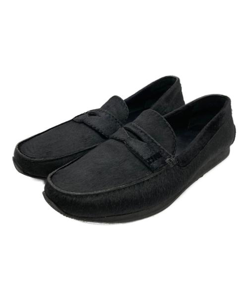 HUF（ハフ）HUF (ハフ) Dylan Rieder ハラコローファー ブラック サイズ:US 9.5の古着・服飾アイテム