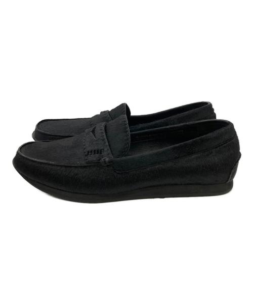 HUF（ハフ）HUF (ハフ) Dylan Rieder ハラコローファー ブラック サイズ:US 9.5の古着・服飾アイテム