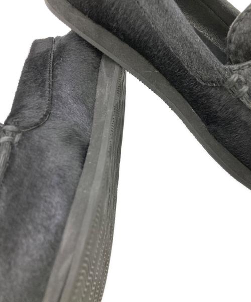 HUF（ハフ）HUF (ハフ) Dylan Rieder ハラコローファー ブラック サイズ:US 9.5の古着・服飾アイテム