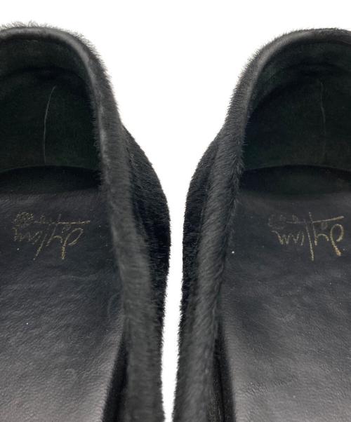 HUF（ハフ）HUF (ハフ) Dylan Rieder ハラコローファー ブラック サイズ:US 9.5の古着・服飾アイテム