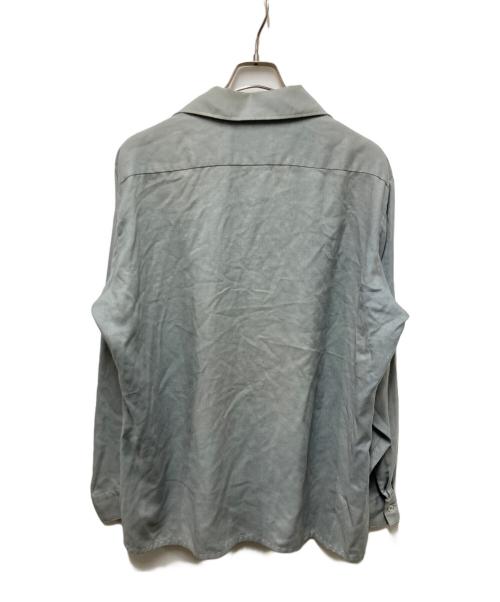 ARROW（アロー）ARROW (アロー) オープンカラーシャツ グレー サイズ:Lの古着・服飾アイテム