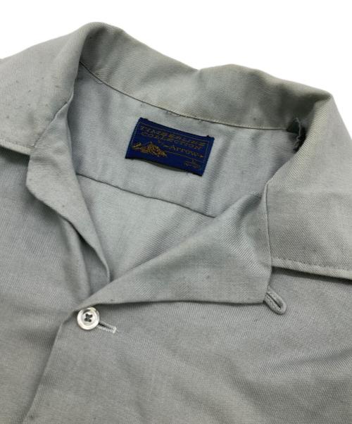 ARROW（アロー）ARROW (アロー) オープンカラーシャツ グレー サイズ:Lの古着・服飾アイテム