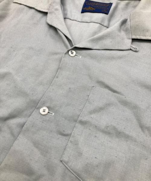 ARROW（アロー）ARROW (アロー) オープンカラーシャツ グレー サイズ:Lの古着・服飾アイテム