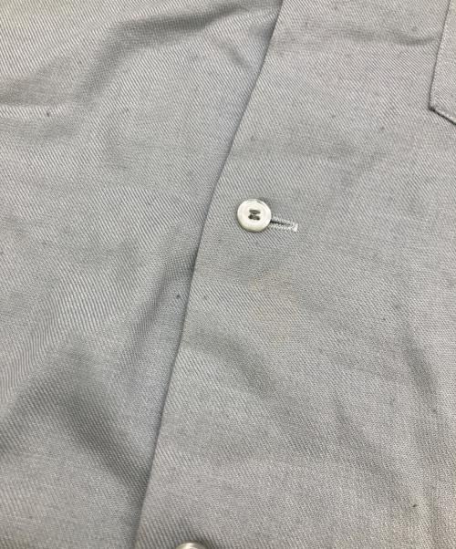 ARROW（アロー）ARROW (アロー) オープンカラーシャツ グレー サイズ:Lの古着・服飾アイテム