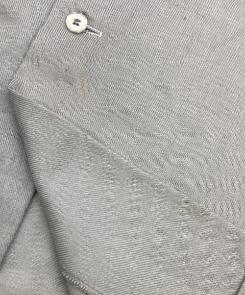 ARROW（アロー）ARROW (アロー) オープンカラーシャツ グレー サイズ:Lの古着・服飾アイテム
