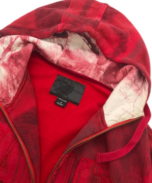 OAKLEY（オークリー）OAKLEY (オークリー) 00sロゴジップパーカー レッド サイズ:Ｍの古着・服飾アイテム