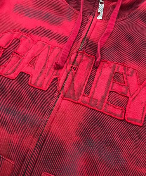 OAKLEY（オークリー）OAKLEY (オークリー) 00sロゴジップパーカー レッド サイズ:Ｍの古着・服飾アイテム