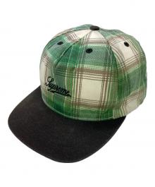 SUPREME（シュプリーム）の古着「Printed Ombre Plaid 5-Panel」｜グリーン×ブラック