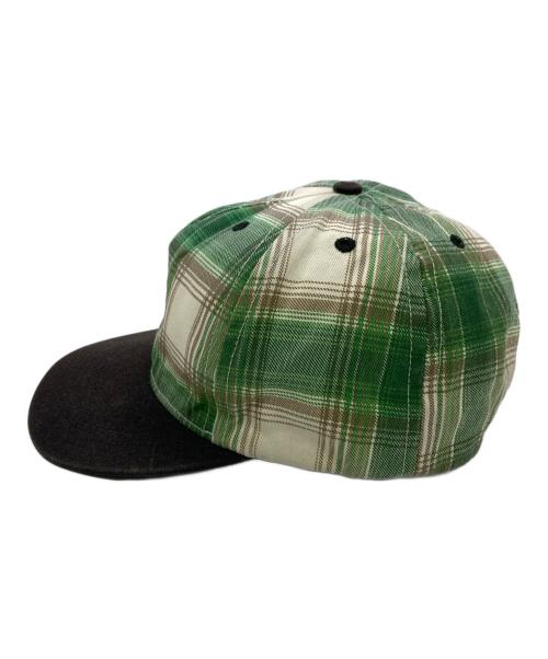 SUPREME（シュプリーム）SUPREME (シュプリーム) Printed Ombre Plaid 5-Panel グリーン×ブラック サイズ:Freeの古着・服飾アイテム