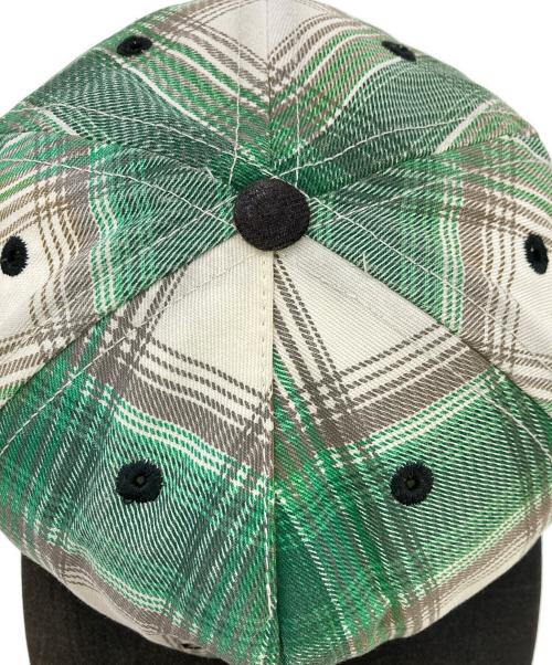 SUPREME（シュプリーム）SUPREME (シュプリーム) Printed Ombre Plaid 5-Panel グリーン×ブラック サイズ:Freeの古着・服飾アイテム