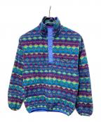 Patagoniaパタゴニア）の古着「スナップＴフリースプルオーバー」｜ネイビー×パープル