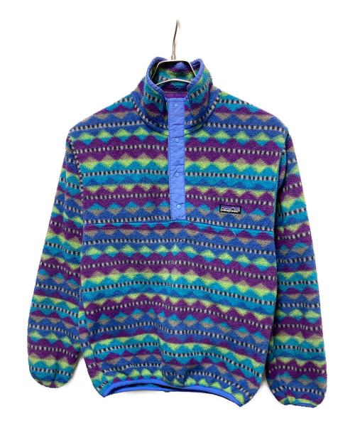 Patagonia（パタゴニア）Patagonia (パタゴニア) スナップＴフリースプルオーバー ネイビー×パープル サイズ:	SIZE XSの古着・服飾アイテム